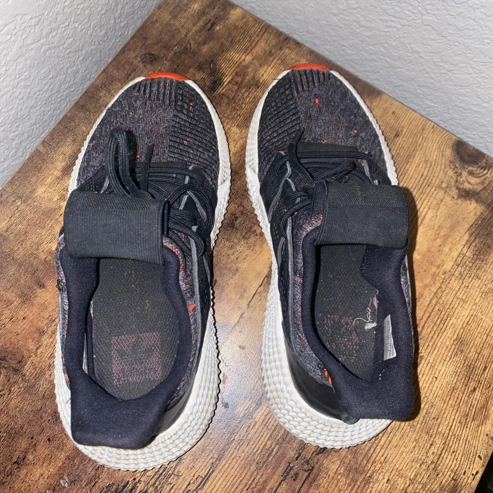 Adidas Originals Prophere Running Shoes Black Red White Boy's Size 4.5 Women's 7